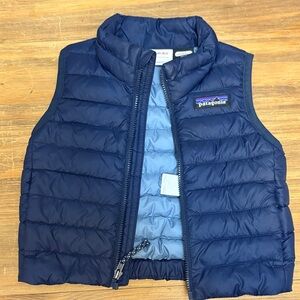 Patagonia Dark Blue Quilted Vest